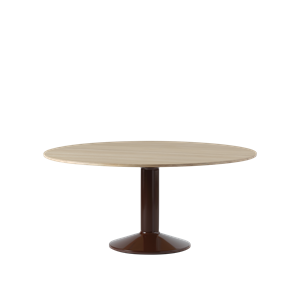 Muuto Middle Dining Table Ø160 Oiled Oak/Dark Red