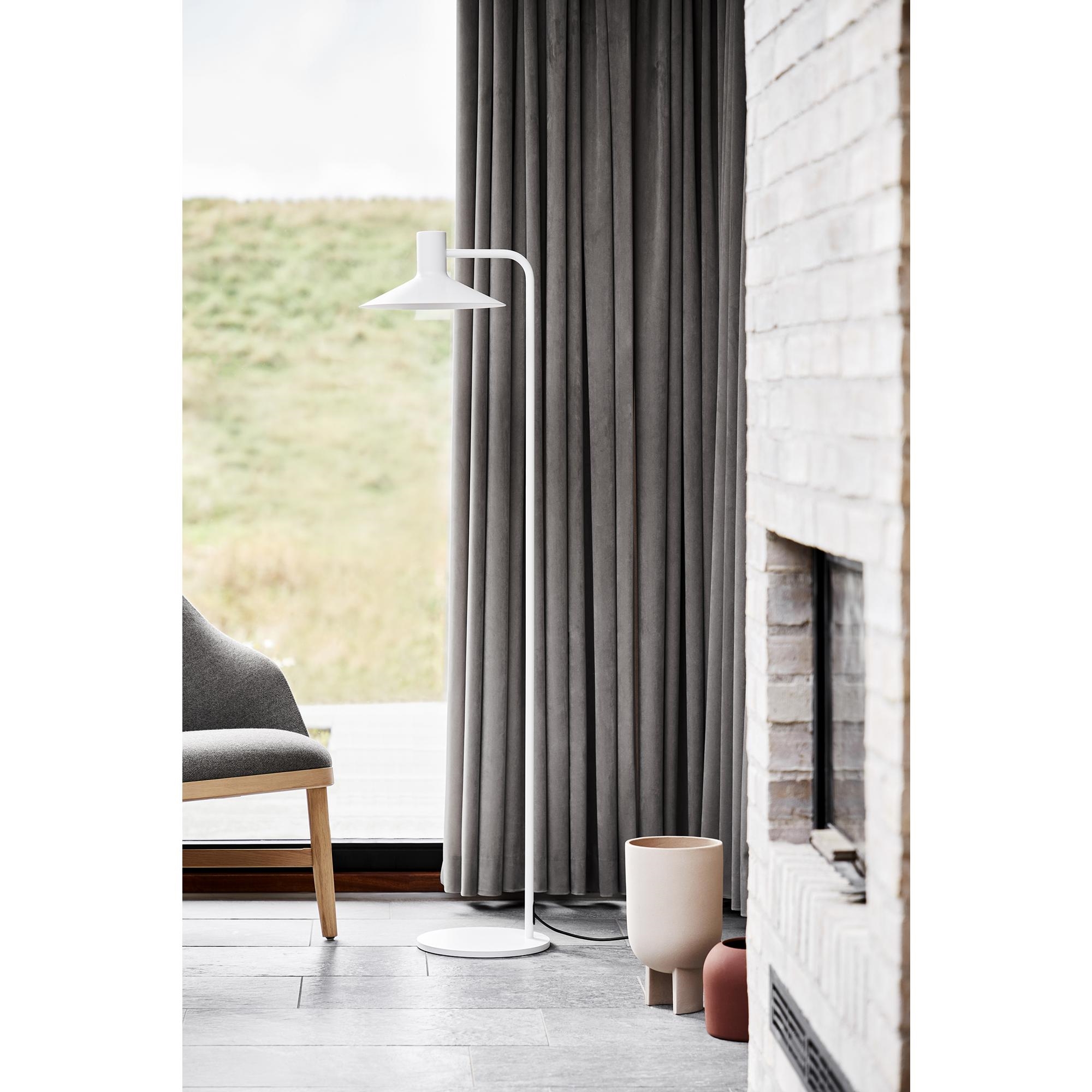 Frandsen Minneapolis metal floor lamp White AndLight