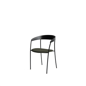 New Works Missing Dining Chair w. Armrest Black Oak/Barnum Pine