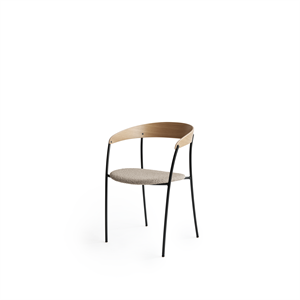 New Works Missing Dining Chair w. Armrest Oak/Barnum Hemp