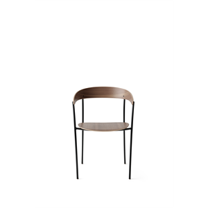 New Works Missing Dining Chair with Armrests Walnut