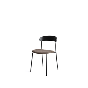 New Works Missing Dining Chair Black Oak/Barnum Dark Taupe
