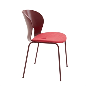 Magnus Olesen Ã˜ Dining Chair Upholstered Bordeaux Pang/Red