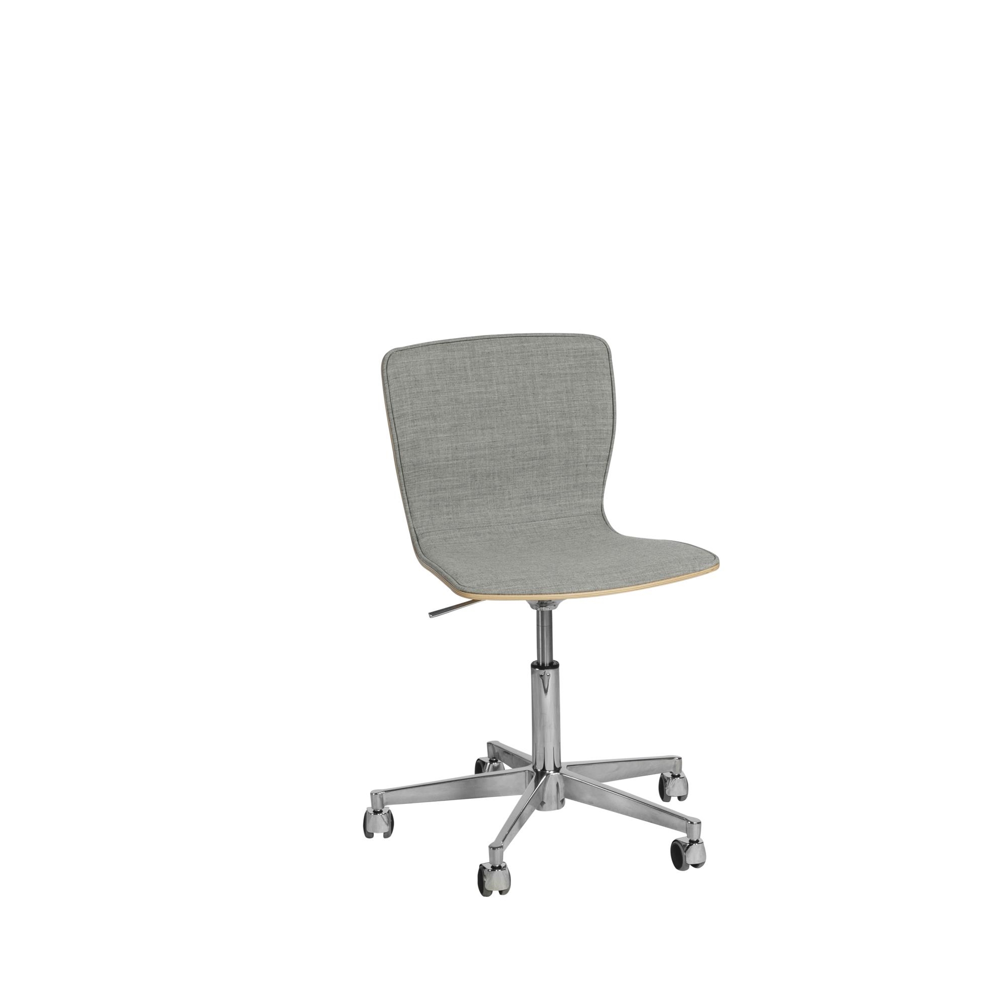 Magnus Olesen Butterfly Swivel Slim Edition Polished Aluminum/ Remix/Seat and Back in Oak