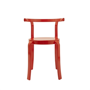 Magnus Olesen 8000 Series Dining Table Chair Beech/Retro Red