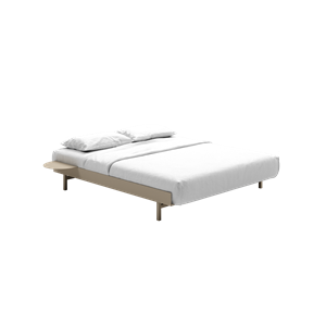 MOEBE Bed Bed Frame 90-180 cm Sand