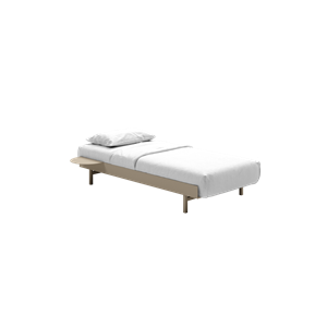 MOEBE Bed Bed Frame 90 cm Sand