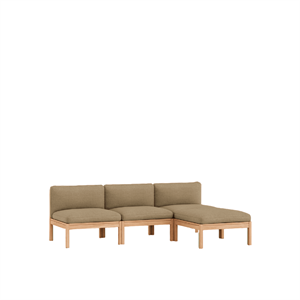 MOEBE Modular 3-Seater Sofa With Chaise Longue Autum 221