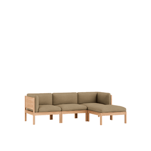 MOEBE Modular 3-Seater Sofa With Sides & Chaise Longue Autum 221