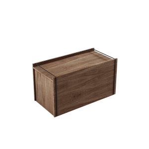 Moebe Storage Box Smoked Oak/ Black