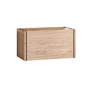 MOEBE Storage Box Oak/Black