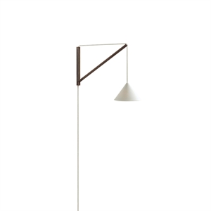 MOEBE Suspended Wall Lamp Smoked Oak/ White