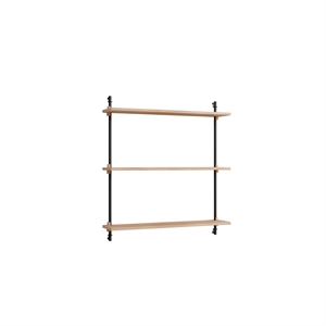 Moebe Standard Wall Shelf Oak/ Black