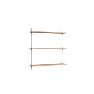 Moebe Standard Wall Shelf Oak/ White