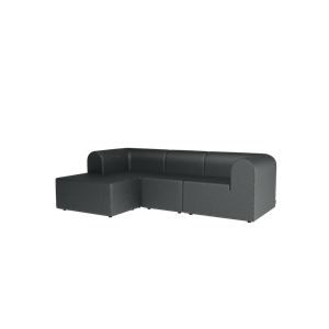 Montana Paradigm 3-Seater Sofa With Pouf Left H166-Hallingdal166