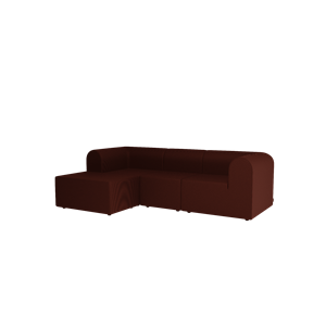 Montana Paradigm 3-Seater Sofa With Pouf Left N61300-Nobel61300