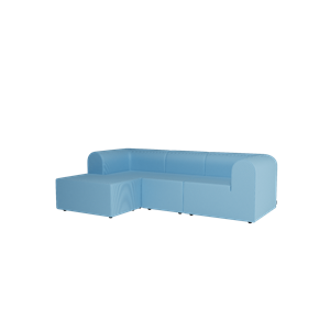 Montana Paradigm 3-Seater Sofa With Pouf Left N66266-Nobel66266