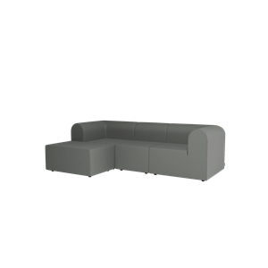 Montana Paradigm 3-Seater Sofa With Pouf Left R123-Remix123