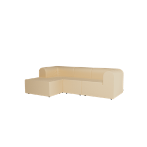 Montana Paradigm 3-Seater Sofa With Pouf Left S240-Steelcut240