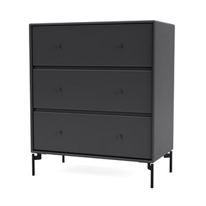 Montana Selection CARRY Chest of Drawers 04-Anthracite/03- Black