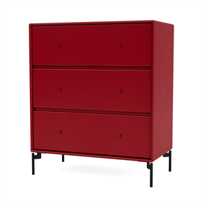 Montana Selection CARRY Chest of drawers 165-Beetroot/03- Black