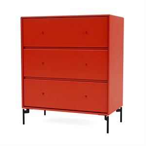 Montana Selection CARRY Chest of drawers 145-Rosehip/03- Black