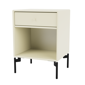 Montana Selection DREAM Bedside Table 150-Vanilla/03- Black