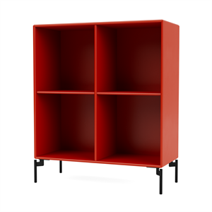 Montana Selection SHOW Bookcase 145-Rosehip/03- Black