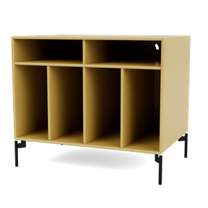 Montana SPIN I Vinyl Bookcase 157-Cumin/03- Black