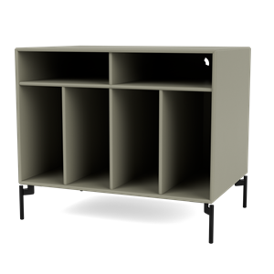 Montana SPIN I Vinyl Bookcase 144-Fennel/03- Black