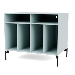 Montana SPIN I Vinyl Bookcase 148-Flint/03- Black