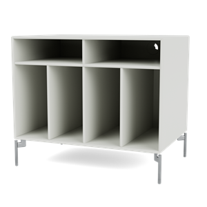 Montana SPIN I Vinyl Shelving 09-Nordic/01- Chrome