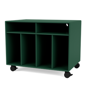 Montana SPIN I Vinyl Bookcase 136-Pine/05- Black