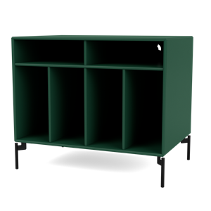 Montana SPIN I Vinyl Bookcase 136-Pine/03- Black