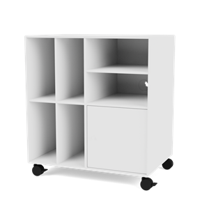 Montana SPIN II Vinyl Bookcase 101-NewWhite/05- Black