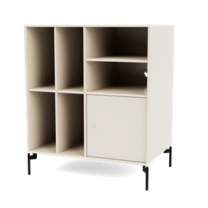 Montana SPIN II Vinyl Bookcase 158-Oat/03- Black