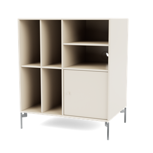 Montana SPIN II Vinyl Shelving 158-Oat/01- Chrome