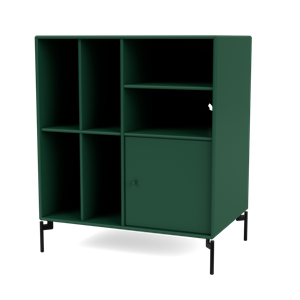 Montana Selection SPIN II Vinyl Bookcase 136-Pine/03- Black