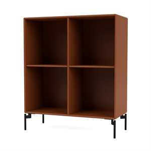 Montana Selection SHOW Bookshelf 146-Hazelnut/03- Black