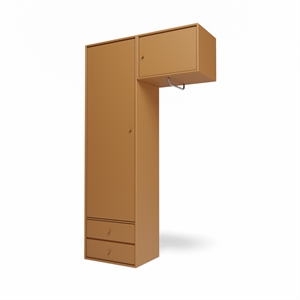 Montana Selection Attire II Wardrobe With Hanging Rail 142- Amber