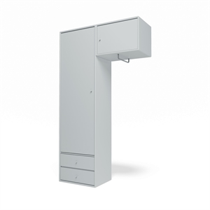 Montana Selection Attire II Wardrobe With Hanging Rail 156-Oyster