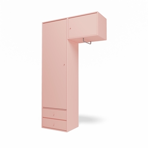 Montana Selection Attire II Wardrobe With Hanging Rail 167-Ruby