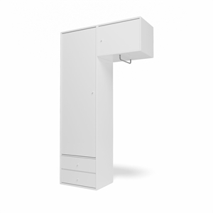 Montana Selection Attire II Wardrobe With Hanging Rail 38-Snow