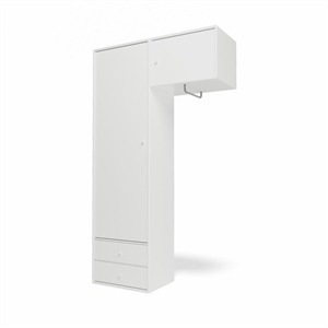 Montana Selection Attire II Wardrobe With Hanging Rail 01-White