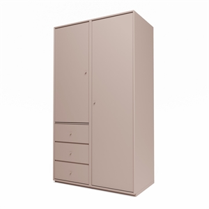 Montana Selection Attire III Wardrobe With Plinth 137-Mushroom