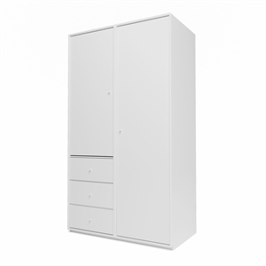 Montana Selection Attire III Wardrobe With Plinth 38-Snow