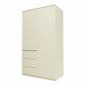 Montana Selection Attire III Wardrobe With Plinth 150-Vanilla