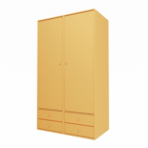 Montana Selection Attire IIII Wardrobe With Open Door 166-Acacia