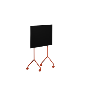 Pedestal Moon Light TV Stand Burnin' Red