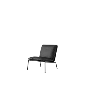 &Tradition Muno LN18 Armchair Warm Black/Noble Leather Black